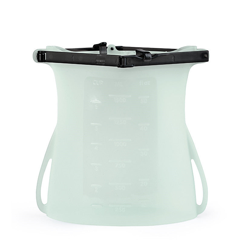 1pc Silicone Storage Bag | 500ml - 2000ml Leakproof & Sealed Ziplock Bag for Freezer and Refrigerator - goosavvy.com
