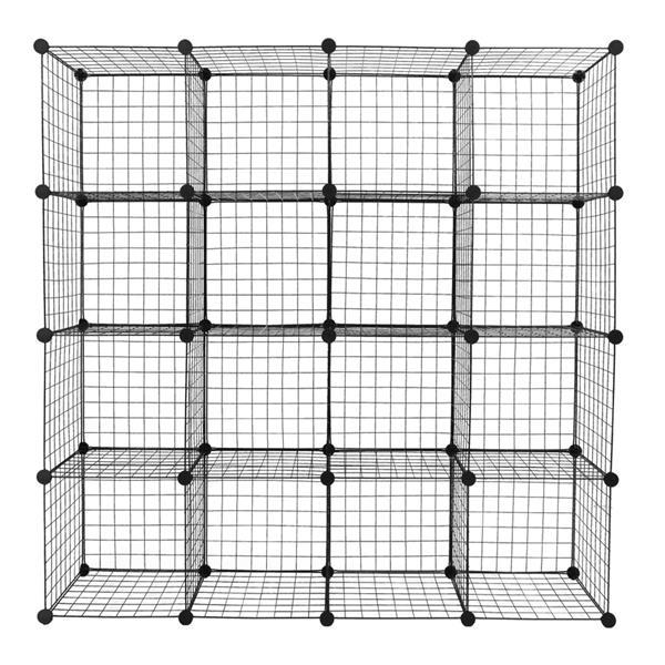 16 - Cube Modular Storage Organizer – Metal Wire Shelving Unit & Bookcase - goosavvy.com