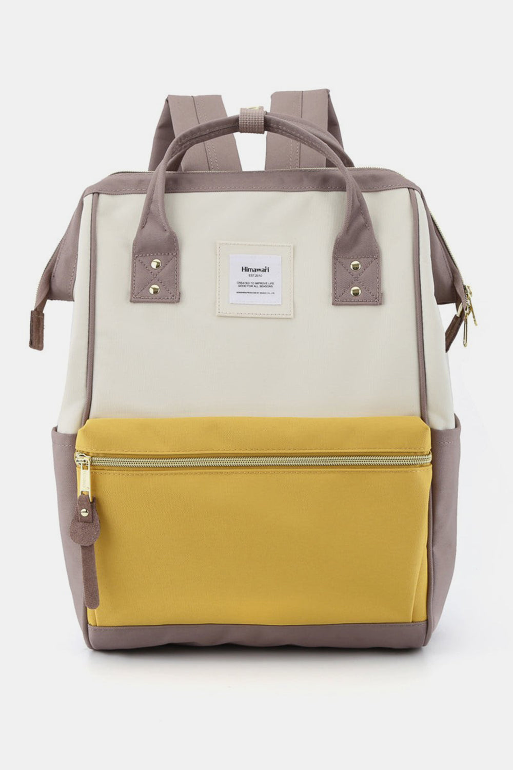 Himawari Waterproof Canvas Backpack with Side Pockets - goosavvy.com