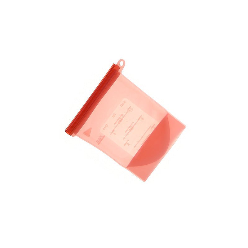 4-Pack 500ml Silicone Kitchen Storage Bags – Vacuum Sealed Food Storage for Dried Fruits, Vegetables, Meat, and More - goosavvy.com