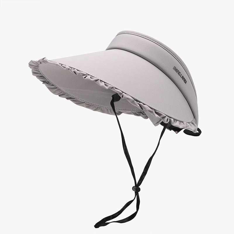 Frill Adjustable Ice Silk Sun Hat - goosavvy.com
