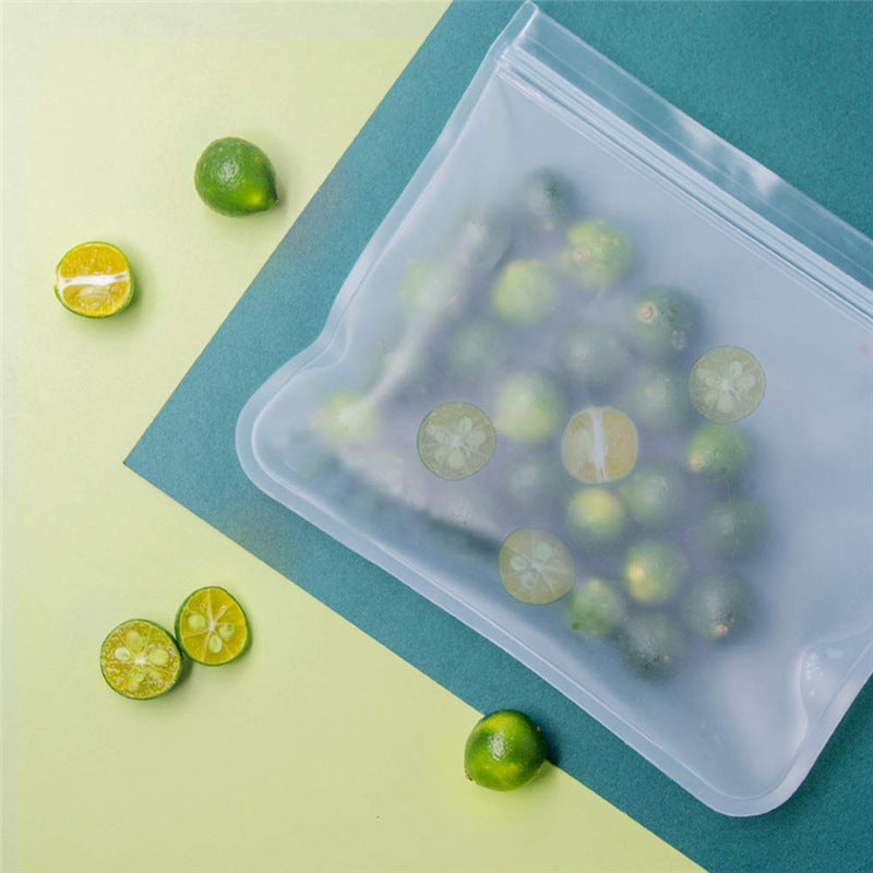 3-Pack Reusable Ziplock Food Storage Bags, FDA Certified BPA and Lead Free Material, Eco-Friendly - goosavvy.com