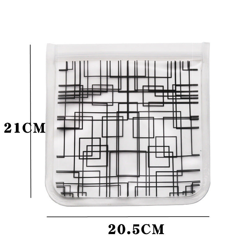 3-Pack Reusable Ziplock Food Storage Bags, FDA Certified BPA and Lead Free Material, Eco-Friendly - goosavvy.com