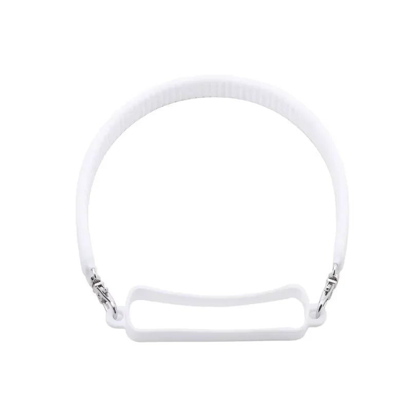 Soft Silicone Ribbed Tumbler Handle Strap – Portable Carrier Sling for 8-40oz Water Bottles