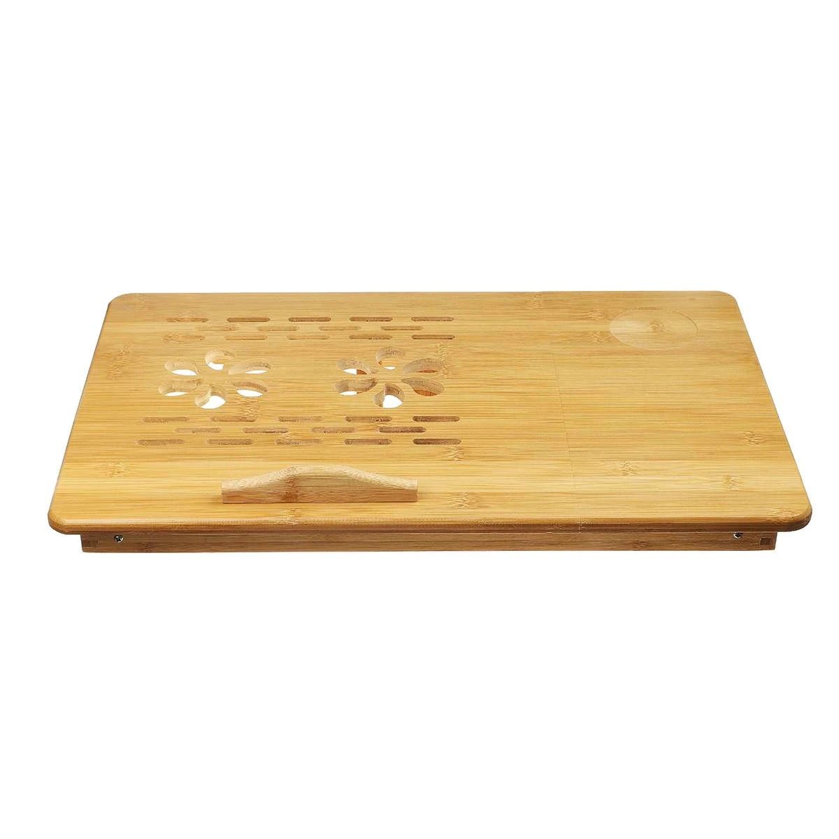 Adjustable Bamboo Laptop Stand - goosavvy.com