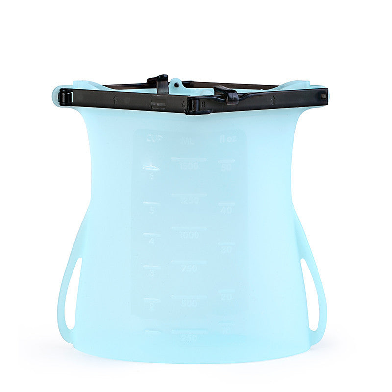 1pc Silicone Storage Bag | 500ml - 2000ml Leakproof & Sealed Ziplock Bag for Freezer and Refrigerator - goosavvy.com