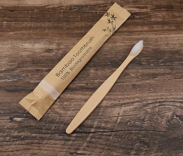 Bamboo Toothbrushes | Zero Waste Compostable Toothbrushes | Plastic Free Toothbrushes | Pack of 5 or 10 - goosavvy.com