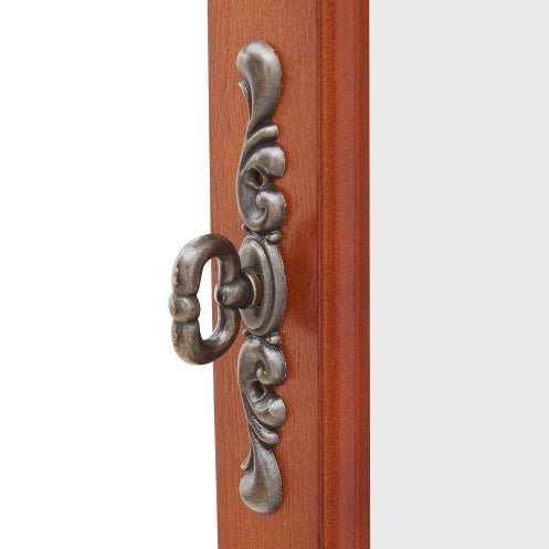 Corner Curio Cabinet with Lights, Adjustable Glass Shelves & Mirrored Back - goosavvy.com