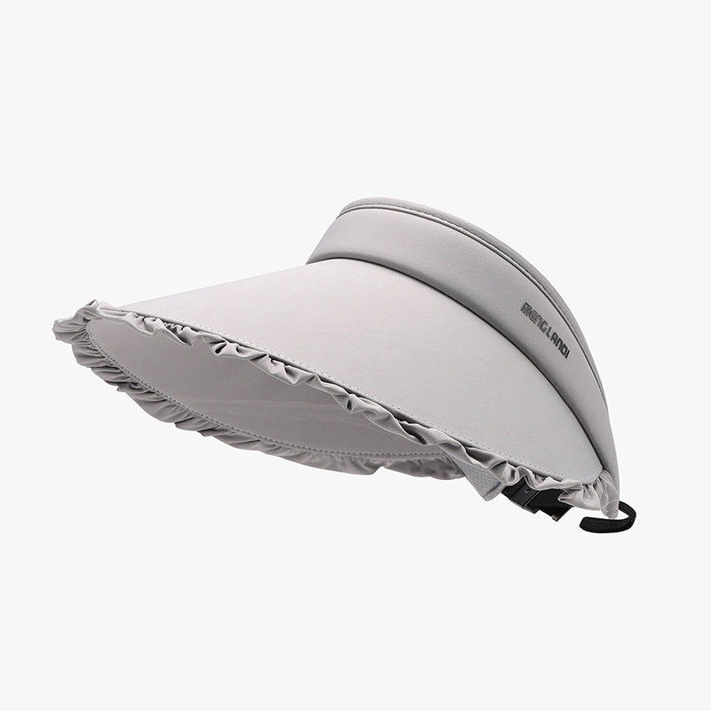 Frill Adjustable Ice Silk Sun Hat - goosavvy.com