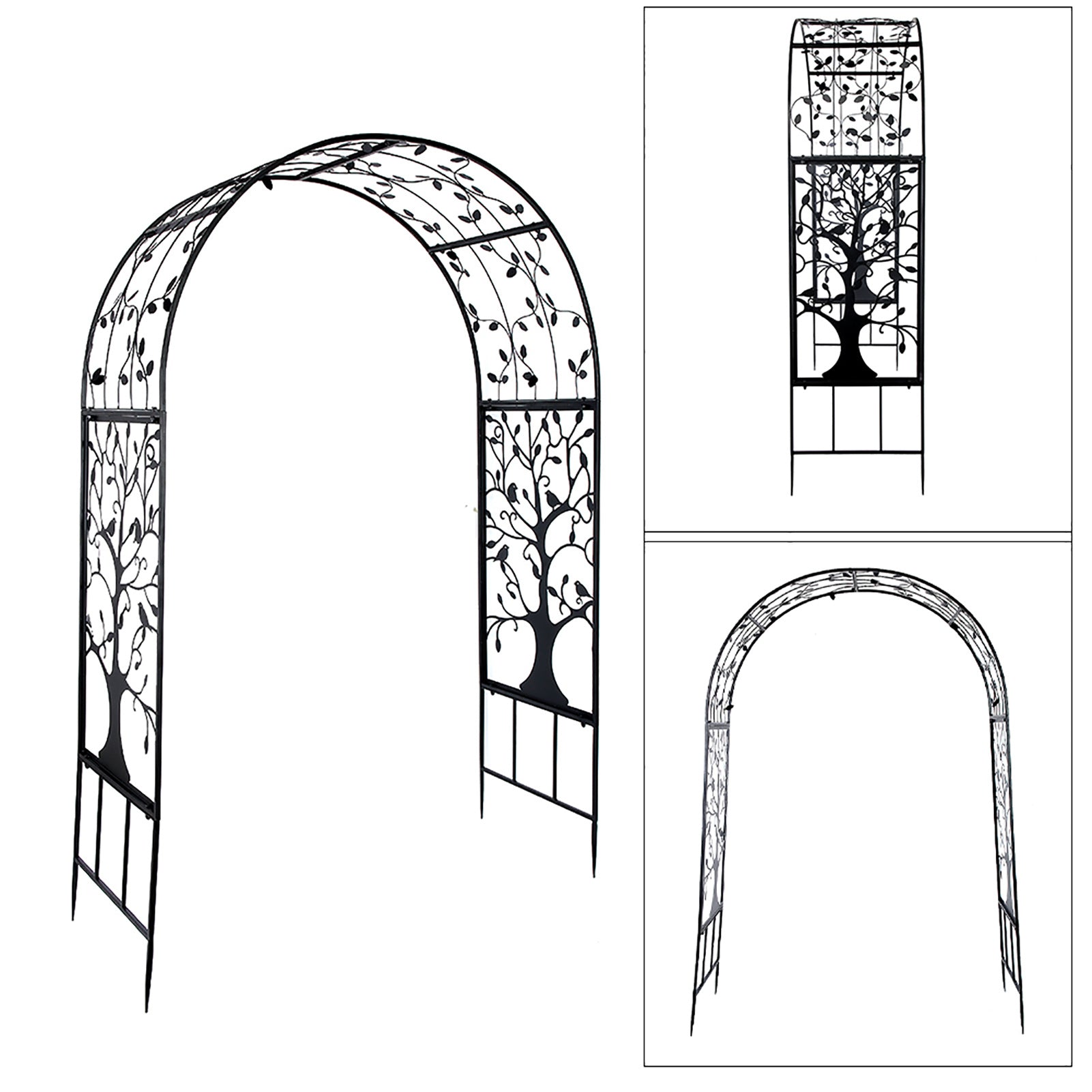 Elegant Outdoor Garden Arch – Plant Climbing Trellis for Weddings & Events - goosavvy.com