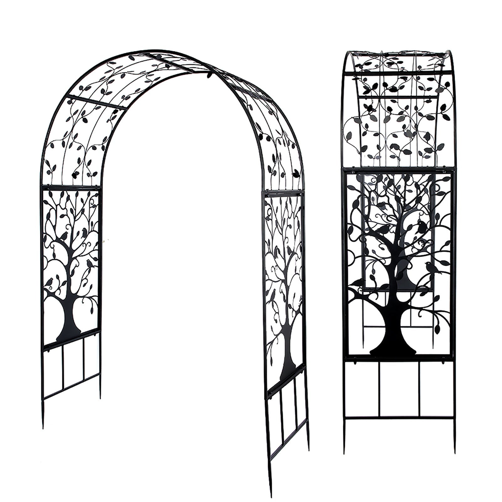 Elegant Outdoor Garden Arch – Plant Climbing Trellis for Weddings & Events - goosavvy.com