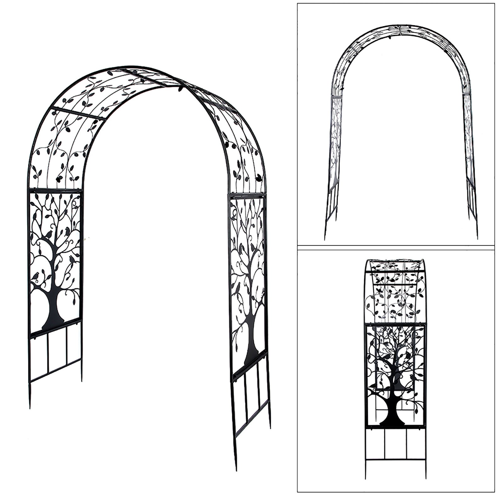 Elegant Outdoor Garden Arch – Plant Climbing Trellis for Weddings & Events - goosavvy.com