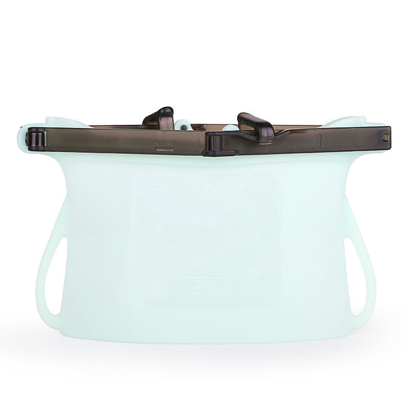 1pc Silicone Storage Bag | 500ml - 2000ml Leakproof & Sealed Ziplock Bag for Freezer and Refrigerator - goosavvy.com