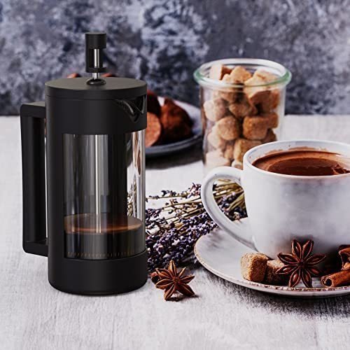 French Press Coffee Maker – 12oz & 21oz BPA - Free, Plastic & Glass, Rust - Free, Dishwasher Safe, for Coffee, Tea & Milk Frothing - goosavvy.com