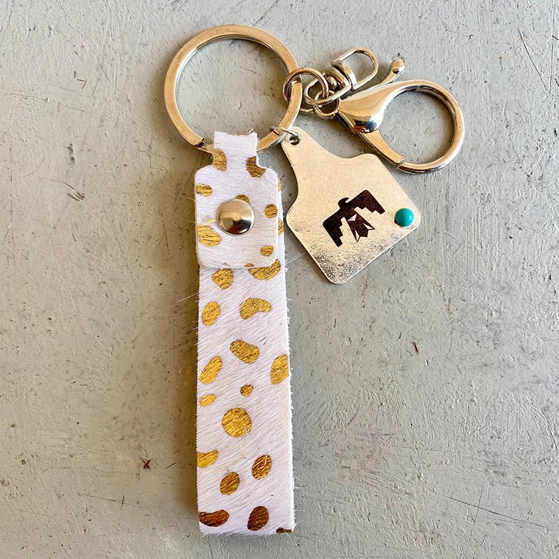 Genuine Leather Alloy Keychain - goosavvy.com