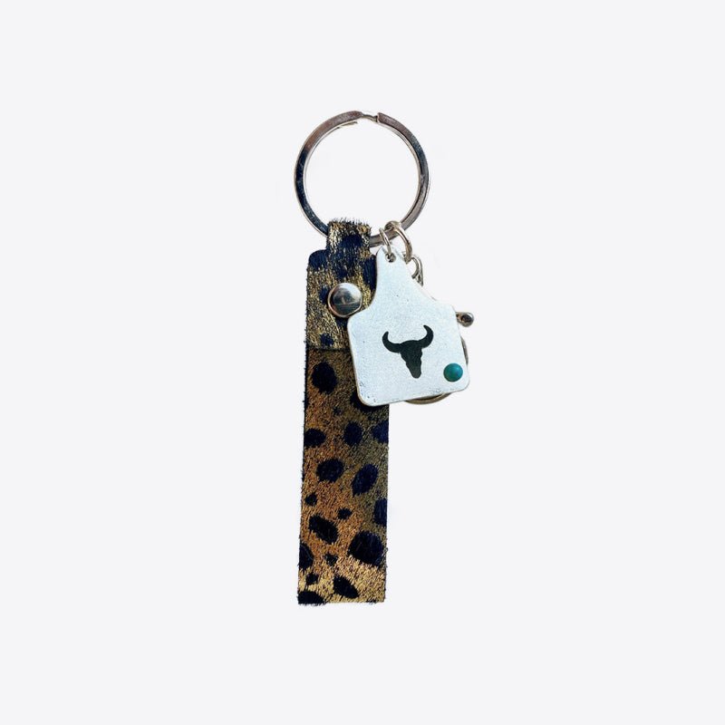 Genuine Leather Alloy Keychain - goosavvy.com