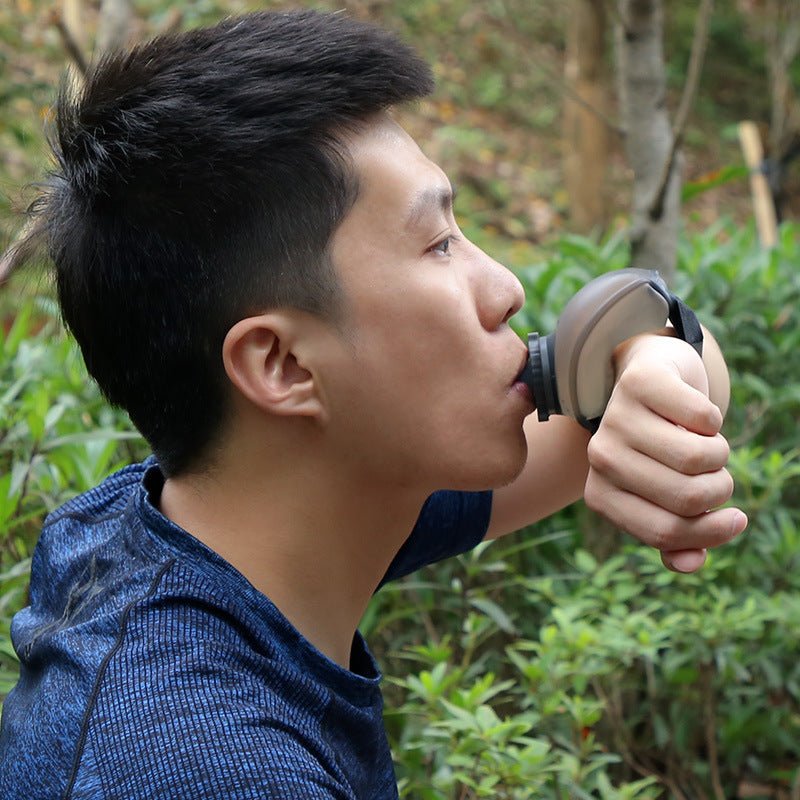 Hands - Free Running Water Bottle – 200ml Silicone Wrist Water Cup for Jogging, Cycling, Fitness & Outdoor Sports - goosavvy.com