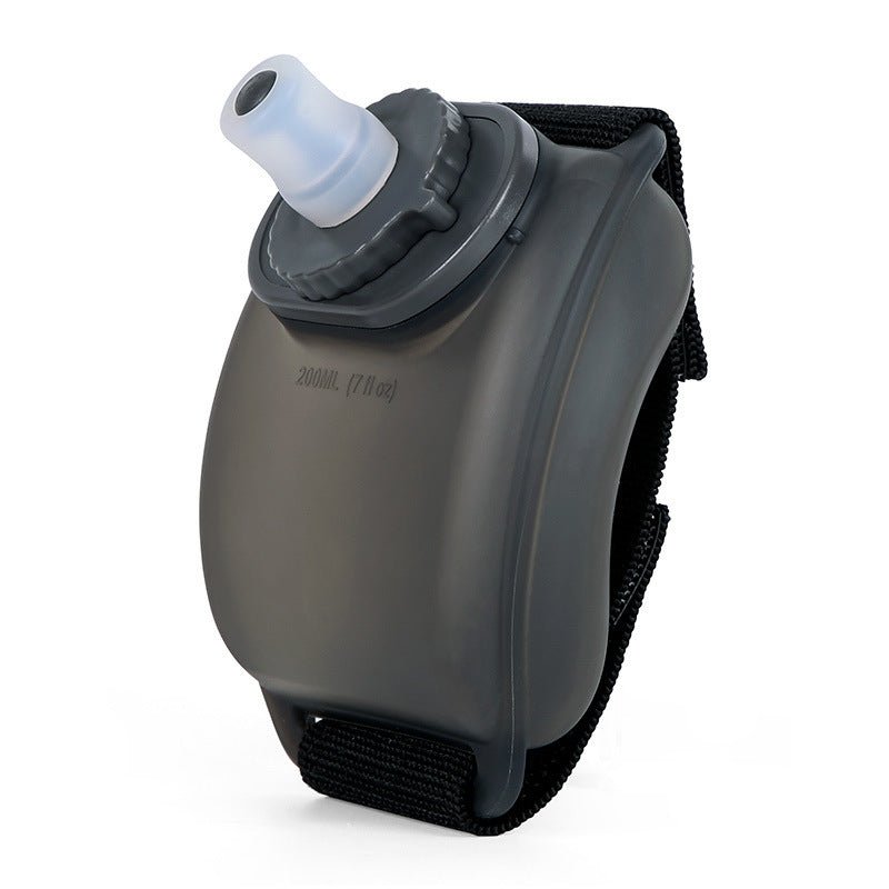 Hands - Free Running Water Bottle – 200ml Silicone Wrist Water Cup for Jogging, Cycling, Fitness & Outdoor Sports - goosavvy.com