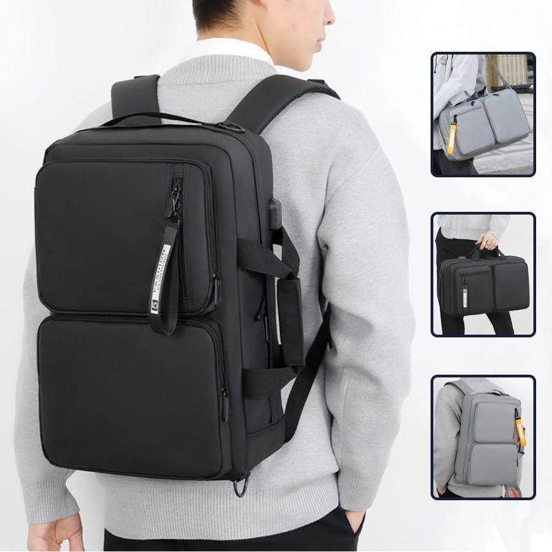 Multipurpose Laptop Backpack with USB Port, Fits 16-Inch, Travel, Work –