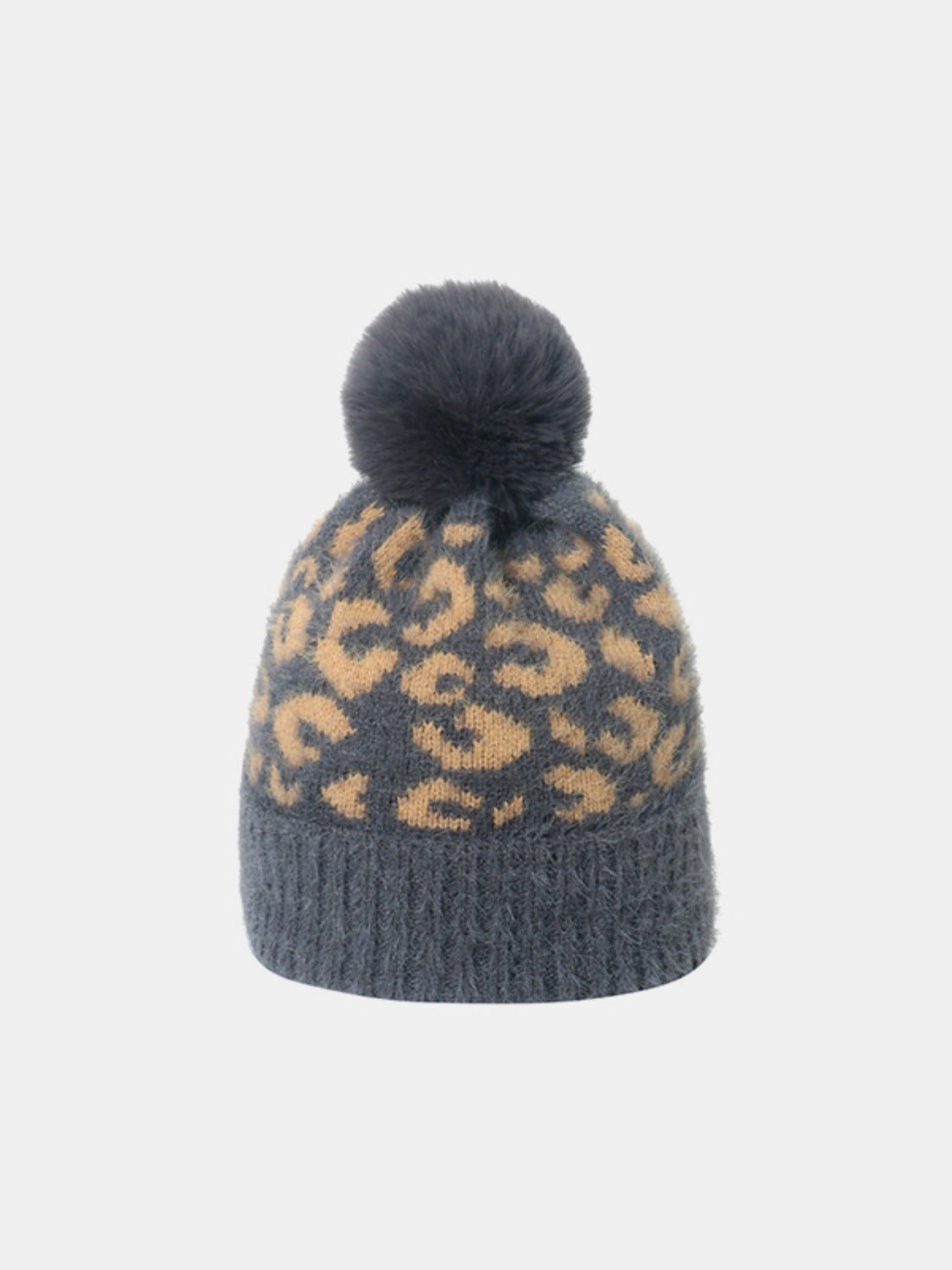 Leopard Hat with Pompom - goosavvy.com
