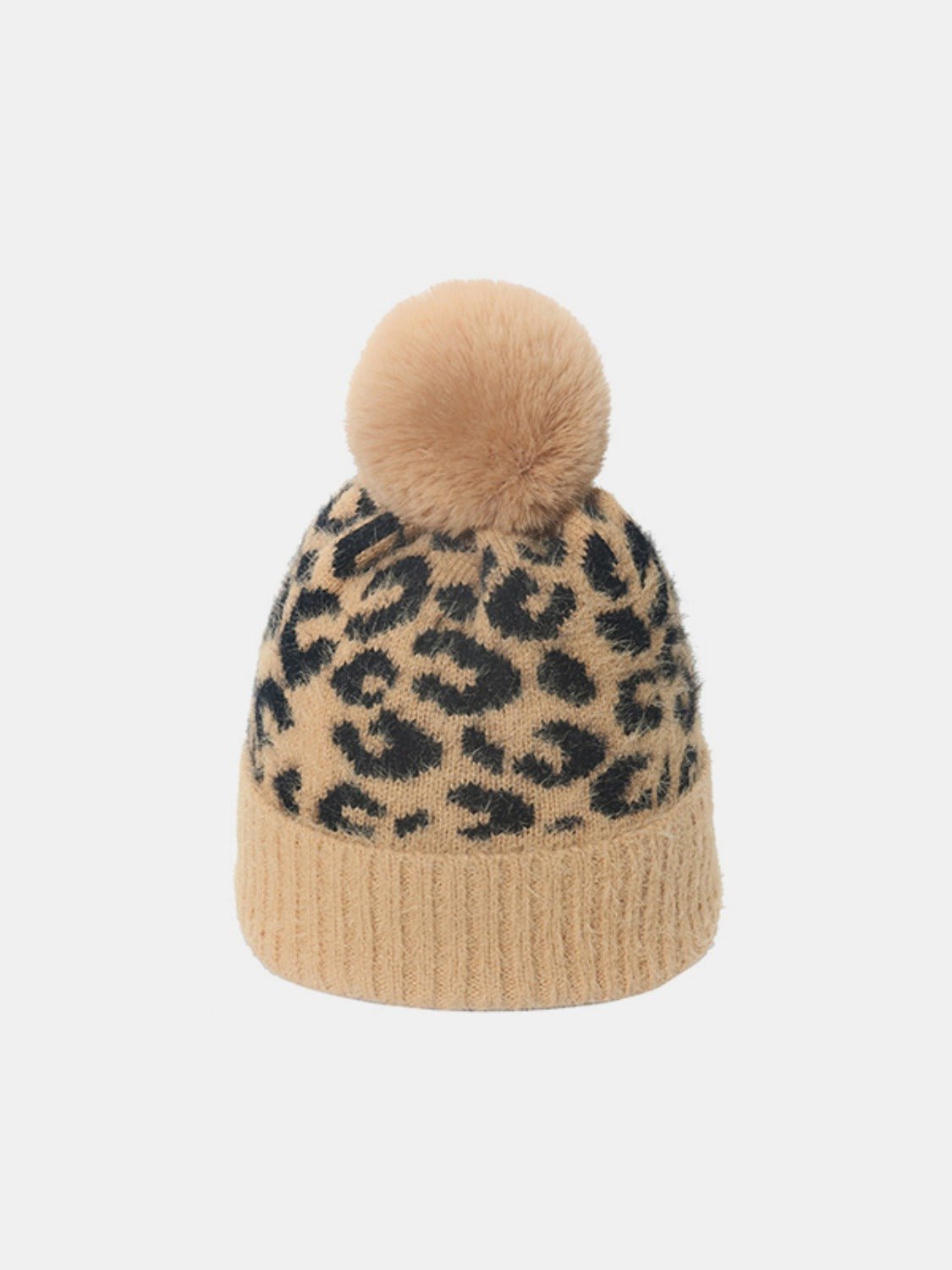 Leopard Hat with Pompom - goosavvy.com