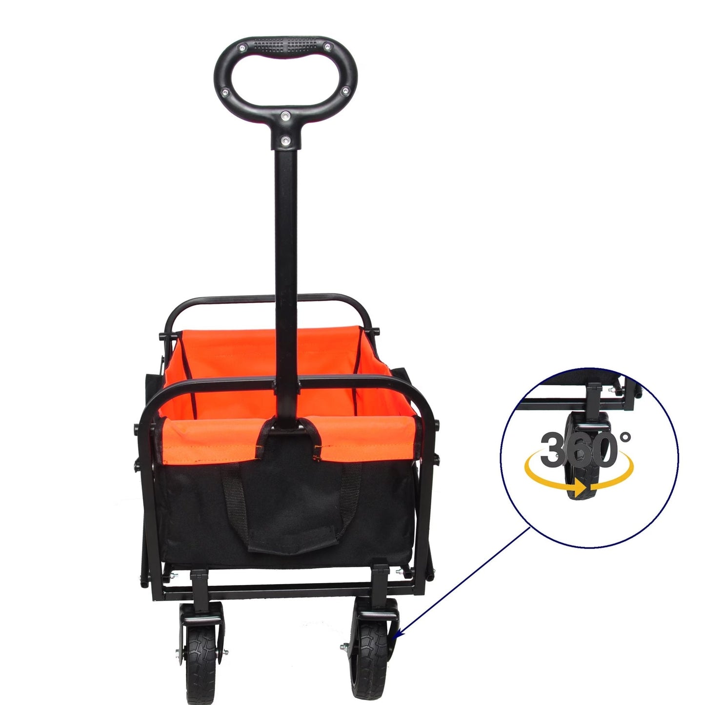 Mini Folding Wagon Cart – Heavy - Duty Collapsible Utility Cart for Garden, Camping & Shopping - goosavvy.com