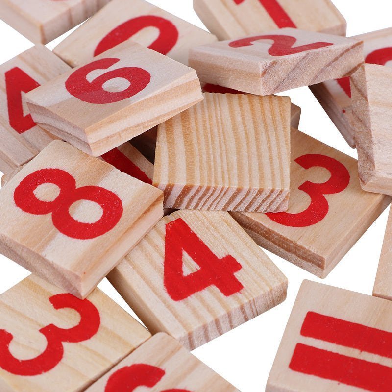 Montessori Wooden Math Counting Sticks Educational Toy for Kids - goosavvy.com