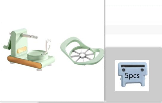 Multifunctional Hand - Cranked Peeler Machine & Fruit Slicer Cutter - goosavvy.com