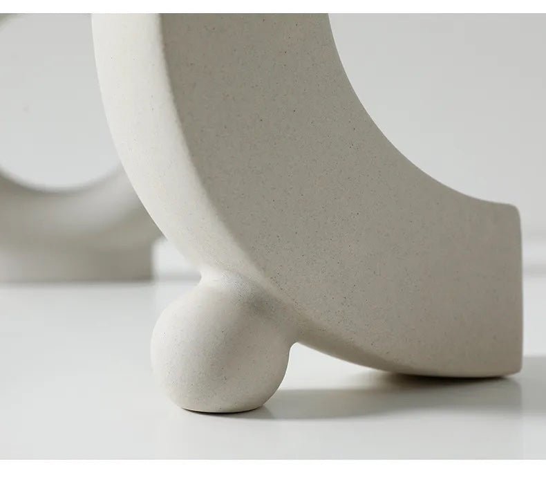 Nordic - Style Ceramic Decorative Vase for Home and Garden | Minimalist Centerpiece | Vase for Ornaments - goosavvy.com