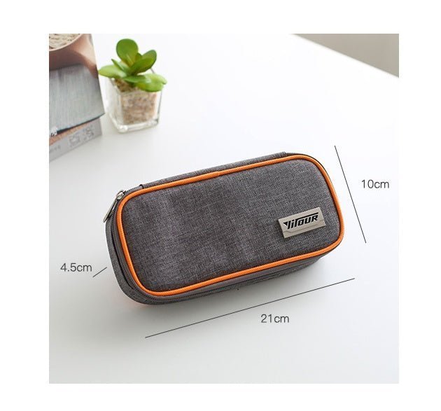 Portable Insulin Cooler Travel Case – Diabetic Medication Organizer with Insulated Liner and 2 Non - Sweat Ice Packs - goosavvy.com