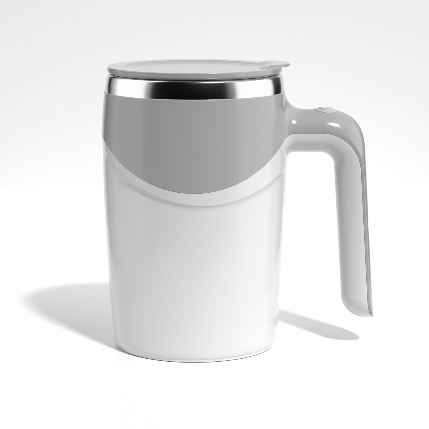 Rechargeable Automatic Stirring Stainless Steel Mug – Portable Coffee Cup for Hot & Cold Drinks, Magnetic Mixing Cup for Milkshakes & Beverages - goosavvy.com