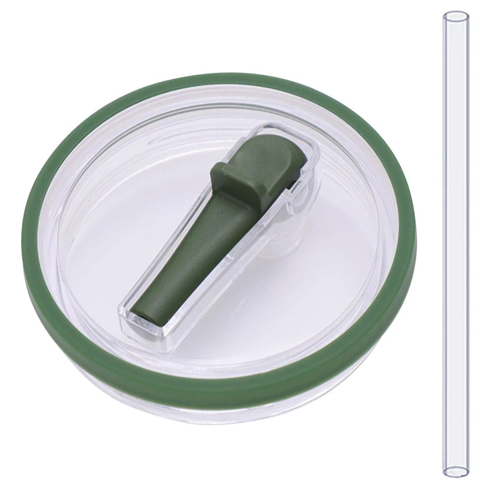 🥤 Spill - Proof Flip Straw Replacement Lid for 40oz Tumblers – Reusable Leak - Resistant Cover with Straw - goosavvy.com