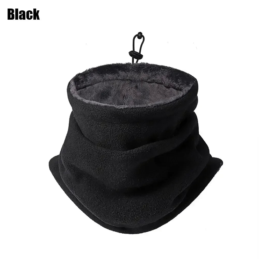 Thermal Fleece Neck Gaiter Balaclava for Men & Women | Adjustable Drawstring Windproof Face Mask for Winter Sports & Motorcycle - goosavvy.com