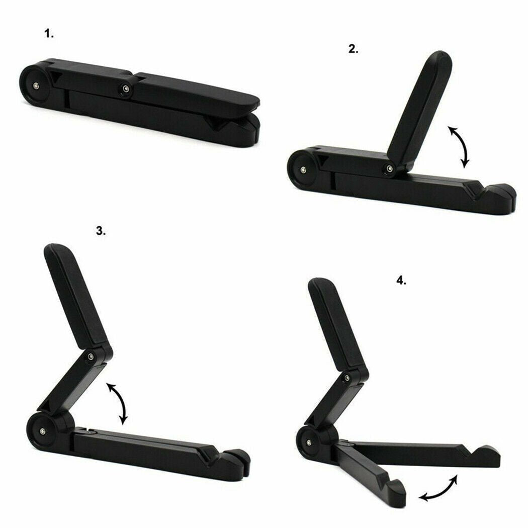 Universal Foldable Phone and Tablet Stand – Adjustable, Portable, Anti - Slip Desktop Holder for iPad, Tablets, and Smartphones - goosavvy.com