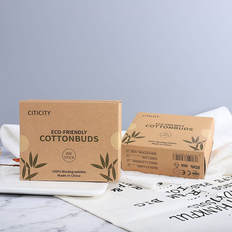 Bamboo Cotton Buds (One color, 200 pieces) - goosavvy.com