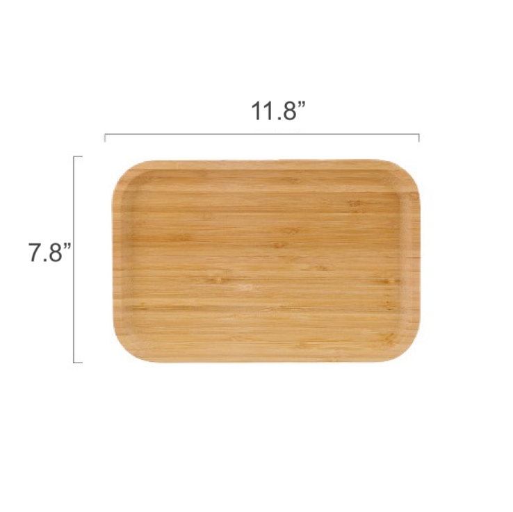 Bamboo Serving Tray | Wooden Platter for Food - goosavvy.com