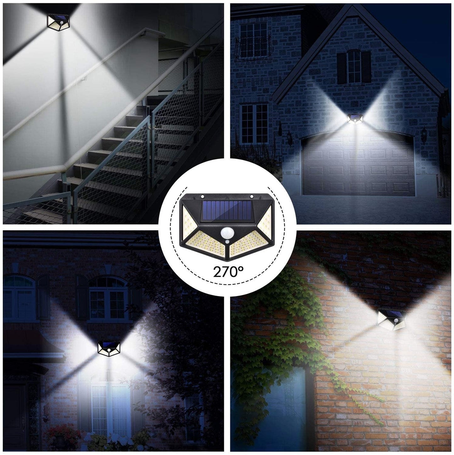 Outdoor Solar Powered LED Lights | Waterproof Dusk to Dawn Lights | Automatic Lights with Motion Sensor - goosavvy.com