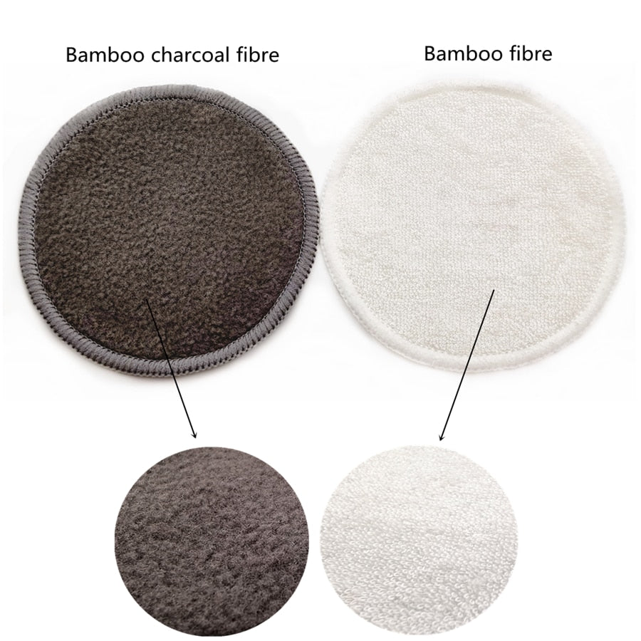 Reusable Bamboo Fiber Makeup Remover Pads (12 pack) - goosavvy.com