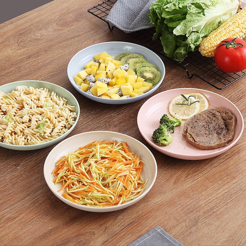 Unbreakable Wheat Straw Dinner Plates (set of 4) - goosavvy.com