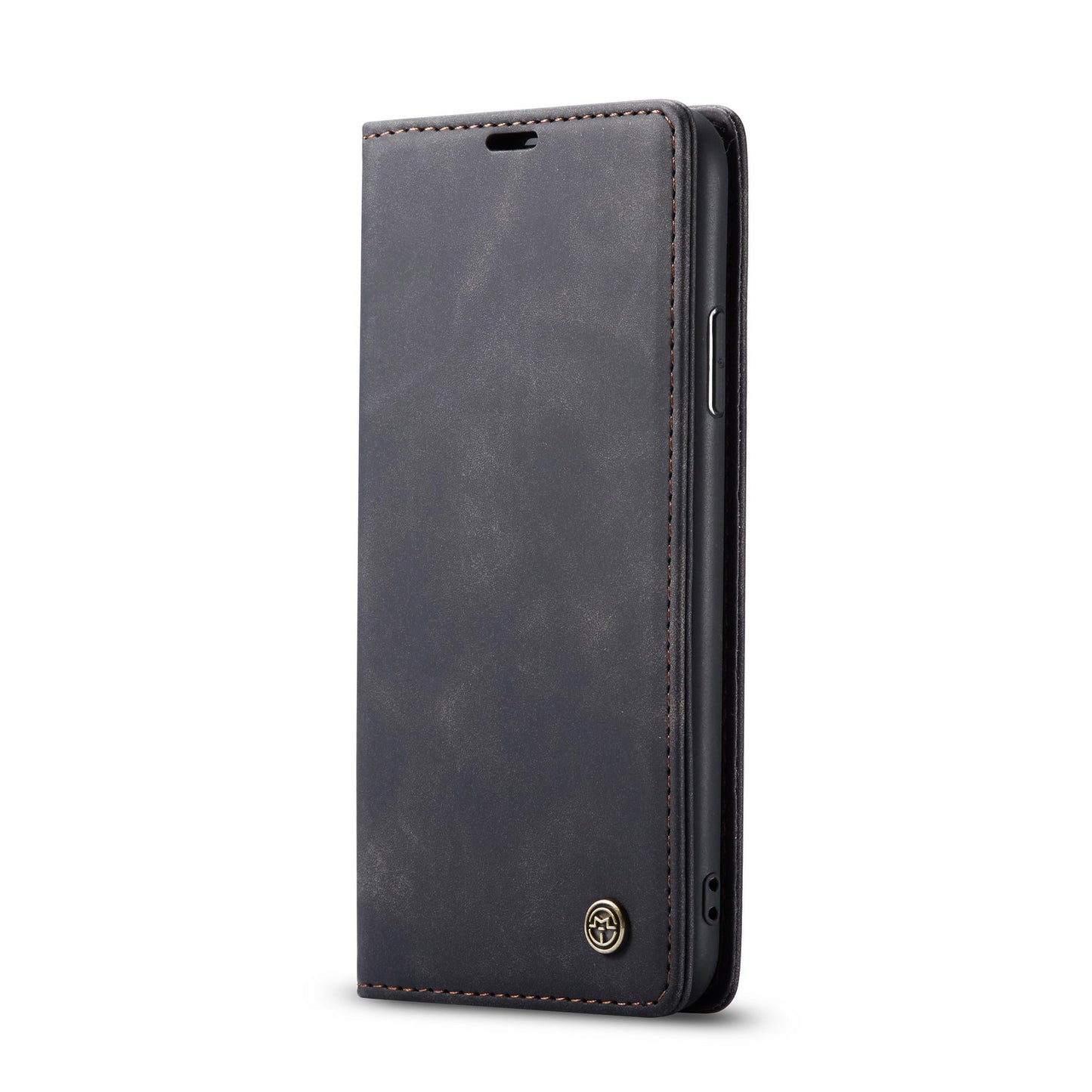 Premium Leather Magnetic Flip Wallet Case | Shockproof Folio Stand Protective Cover for iPhone