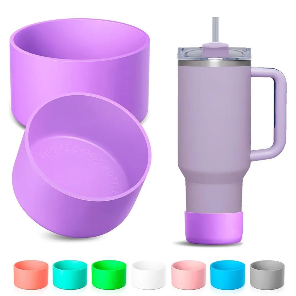 🛡️ 2 - Pack Protective Silicone Boot for Stanley & Hydro Flask – Anti - Slip Bottom Bumper - goosavvy.com