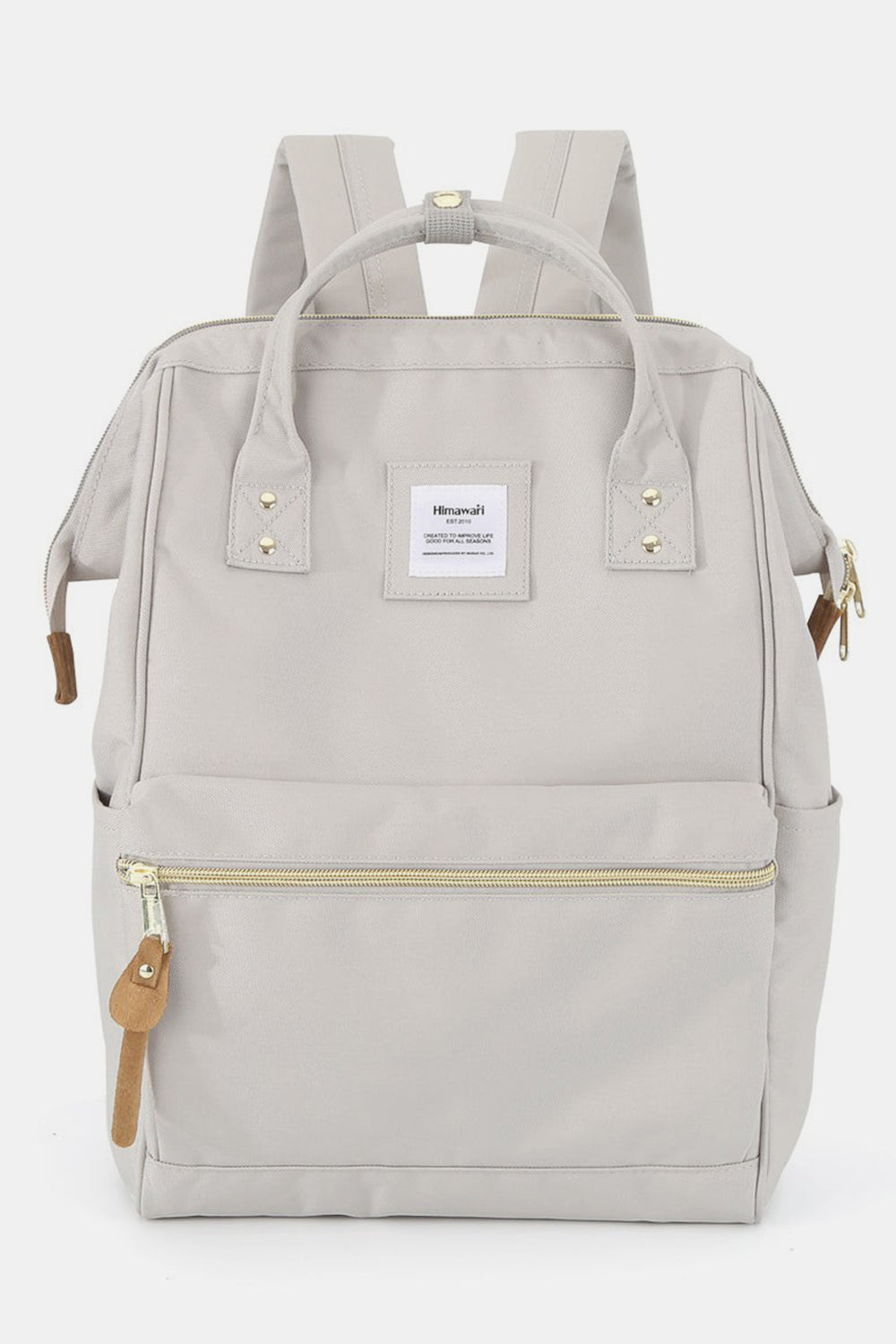 Himawari Waterproof Canvas Backpack with Side Pockets