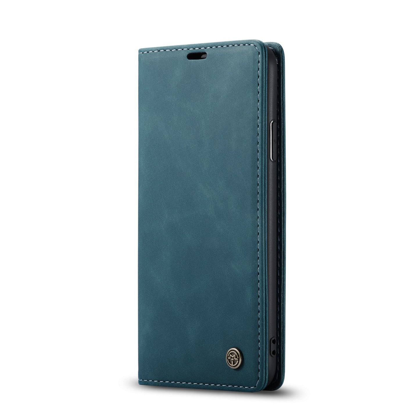 Premium Leather Magnetic Flip Wallet Case | Shockproof Folio Stand Protective Cover for iPhone