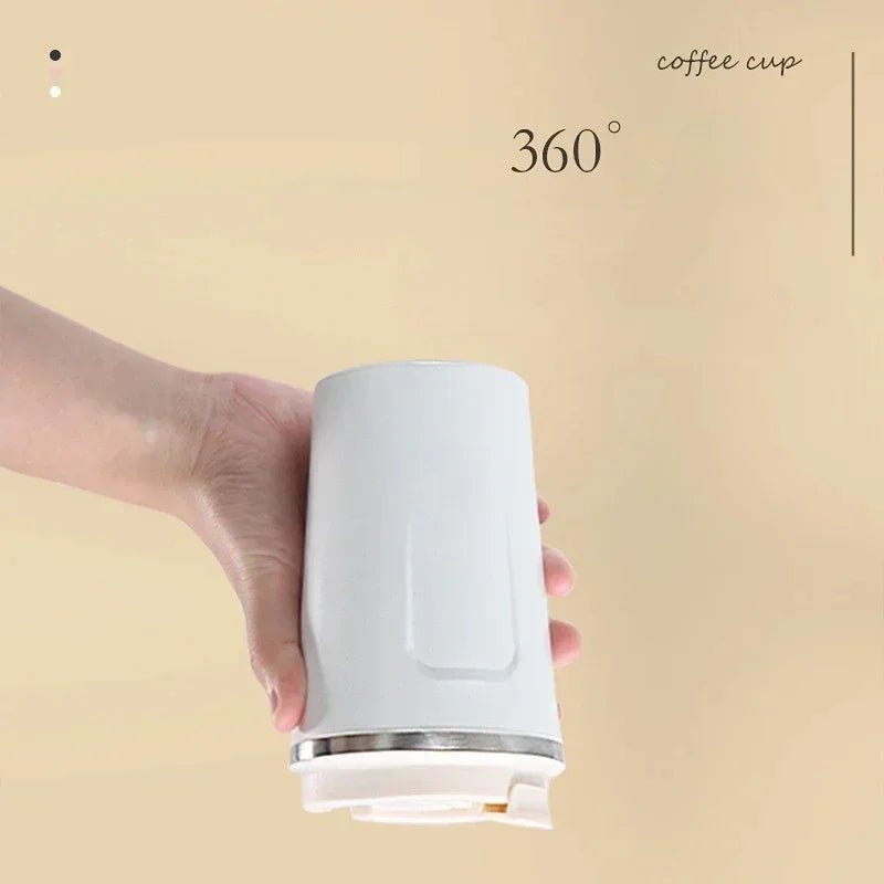 2nd Generation Travel Coffee Cup – Stainless Steel Insulated Mug, Leak - Proof, Vacuum Thermal Flask - goosavvy.com