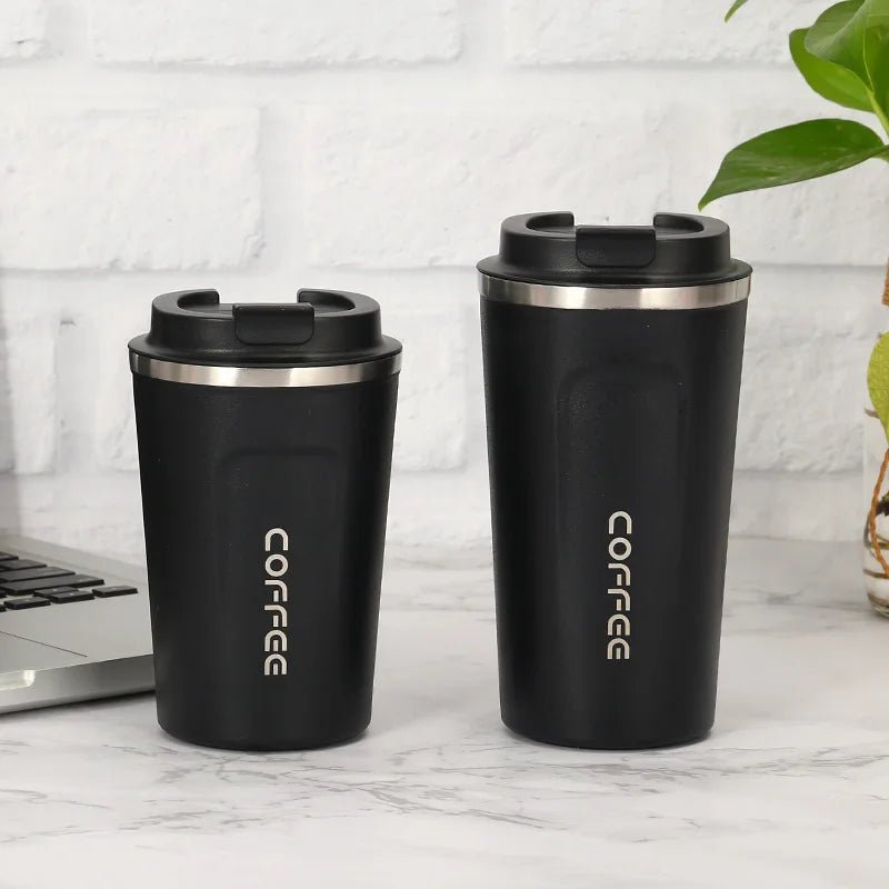 2nd Generation Travel Coffee Cup – Stainless Steel Insulated Mug, Leak - Proof, Vacuum Thermal Flask - goosavvy.com