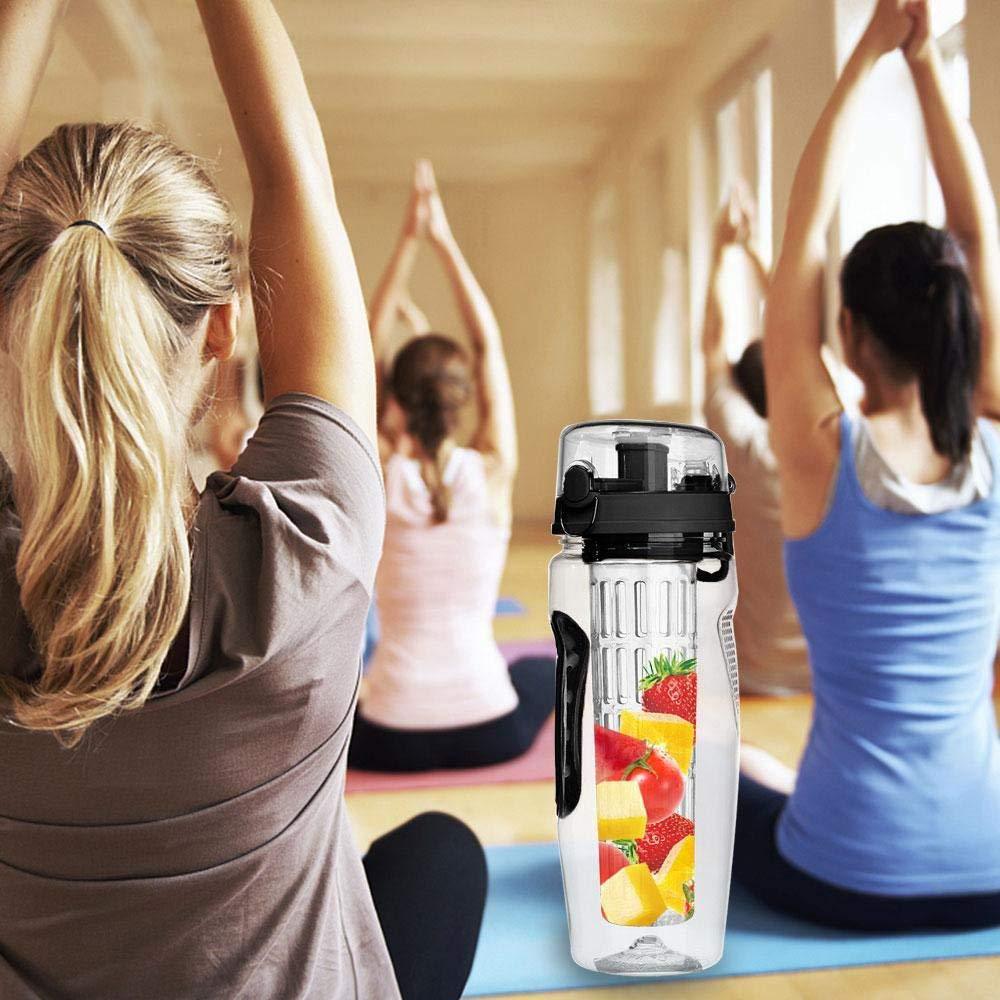 32oz BPA - Free Fruit Infuser Water Bottle – Leakproof, Tritan Plastic, Juice & Sports Drink Shaker - goosavvy.com