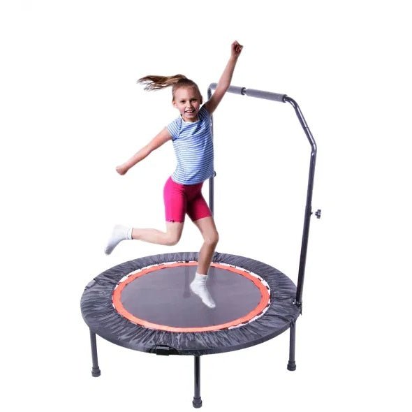 40" Foldable Mini Exercise Trampoline for Adults & Kids, 300 lbs Capacity - goosavvy.com