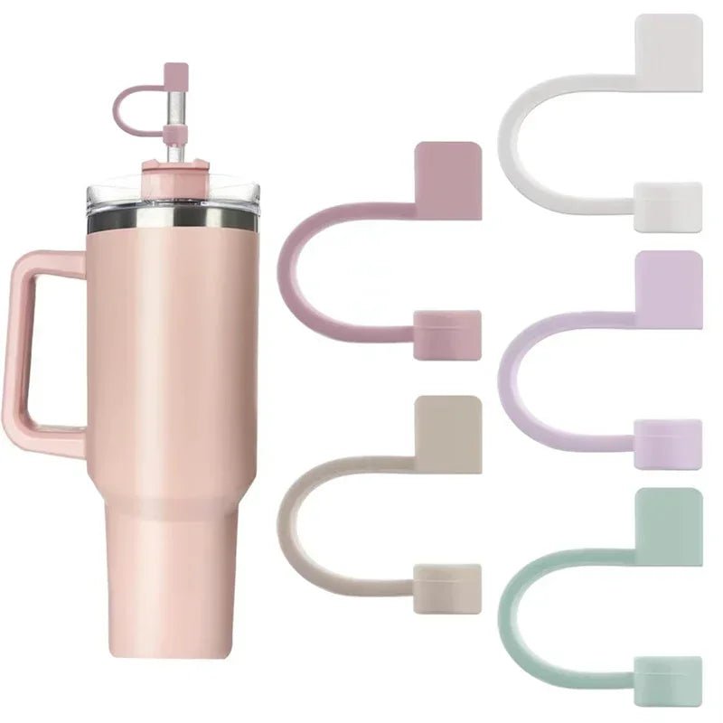 🥤 5 - Pack Silicone Straw Covers for Stanley 20, 30 & 40 oz – Dust - Proof & Leak - Resistant Toppers (10mm) - goosavvy.com