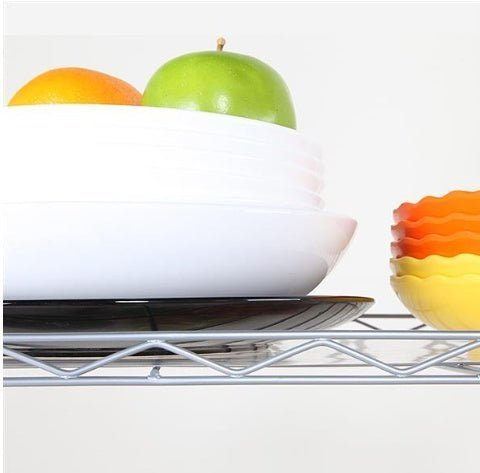 5 - Tier Adjustable Wire Shelving Unit – Metal Storage Rack for Home & Kitchen - goosavvy.com