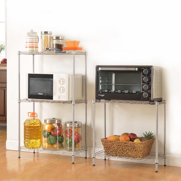 5 - Tier Adjustable Wire Shelving Unit – Metal Storage Rack for Home & Kitchen - goosavvy.com